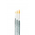 KCK GOLDEN NYLON BRUSH SET - ROUND - BR A100S