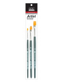 KCK GOLDEN NYLON BRUSH SET - FLAT - BR A200S
