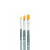 KCK GOLDEN NYLON BRUSH SET - FLAT - BR A200S