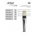 KCK ARTIST BRISTLE FLAT LONG HANDLE BRUSH - BR 111F #10
