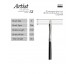 KCK ARTIST BRISTLE FLAT LONG HANDLE BRUSH - BR 111F #2
