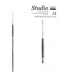 KCK WATERCOLOUR PONY BRUSH - BR 351R #1