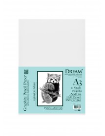 DREAM© Graphite Pencil Paper 10 Sheets - GCL160A3-10
